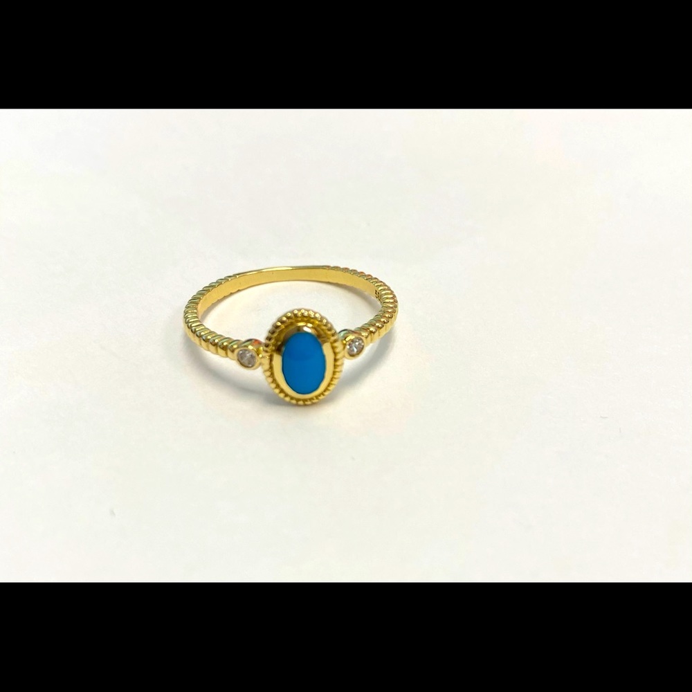 Turquoise Gold Ring